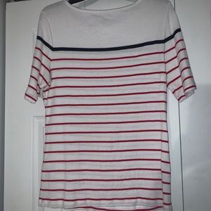Red, white and blue T-shirt